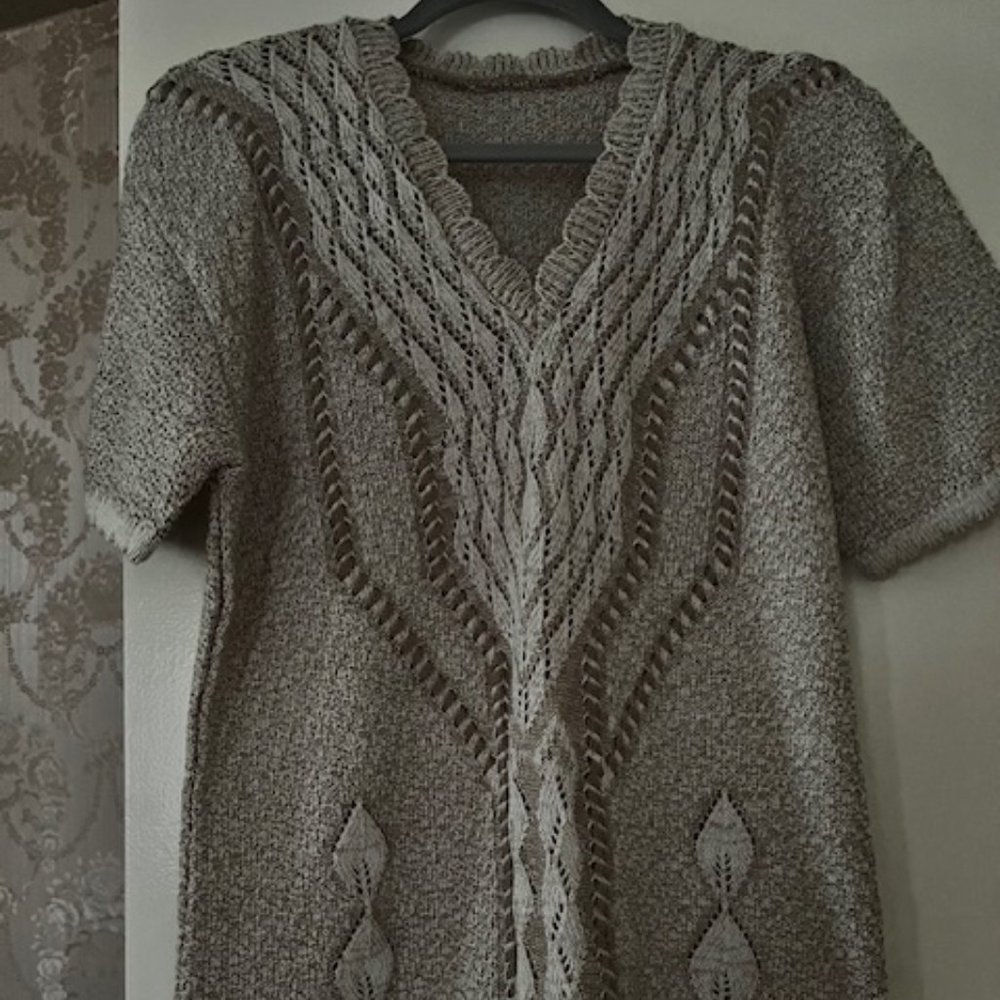 New Handmade design grey sweater